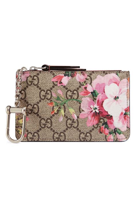 gucci key pouch blooms|Gucci Bloom perfume pouch.